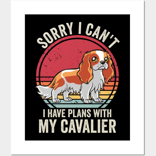 Funny Cavalier King Charles Spaniel Dog Quotes Wall Art by Visual Vibes
